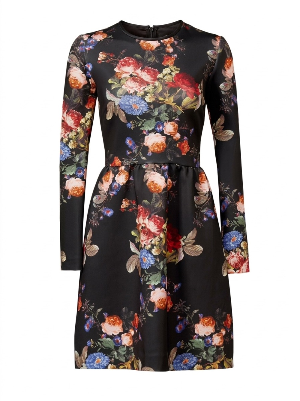 ERIN by Erin Fetherston Floral Neoprene Sleeve Dress - Size 2
